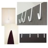 OJYUDD 12 Pack White Smart Over The Door Hook,2 Side