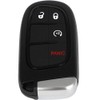 KEYALL 2 Pack 4 Buttons Remote Control Car Key Fob
