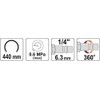 Yato YT-23701 Tyre Inflator