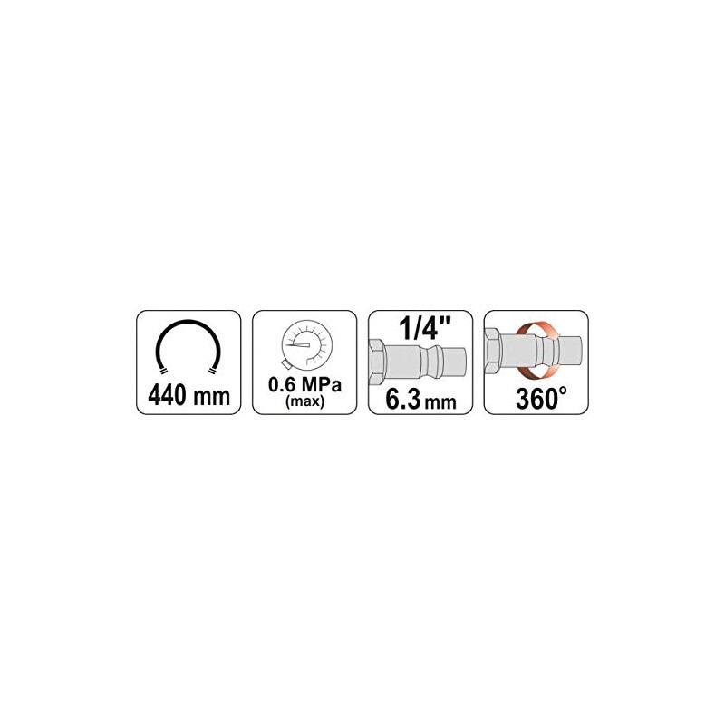 Yato YT-23701 Tyre Inflator