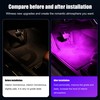 TABEN Car Ambient Lighting Kit 64 Colors RF Remote Controller