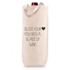 Cotton Custom Wine Gift Bag Bless Your Heart You Need