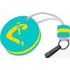 Cressi Unisex Adult Floating Keychain Float Keyring - Turquoise/Yellow, One