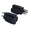 TEWOXIN 5 pcs NEMA 5-15P to 5-20R 3-Prong Adapter