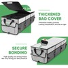 Simniam Car Trunk Organizer with Insulated Grocery Bag- 110L High