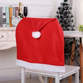 SZSZXYT Christmas Chair Covers Set of 4,for Kitchen Bar Counter Stools Decorations Dining Room Table Decor (2)