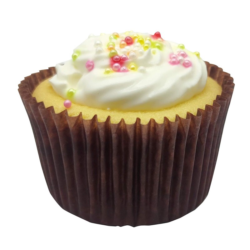 Mombake Premium Coffee Baking Cups Greaseproof Cupcake Muffin Paper Standard