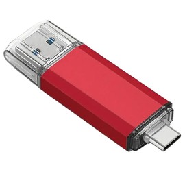 USB C Flash Drive, Dual Interface, Metal Memory Stick for Android Smartphones and Tablets 512MB/16GB (512MB)