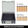 FULLCASE Battery Storage Organizer Holder Holds 72 AA AAA Batteries,
