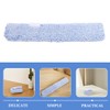 HEALEEP 2pcs Fabric Washer Replacement Glass Cleaning Pads Window Cleaning