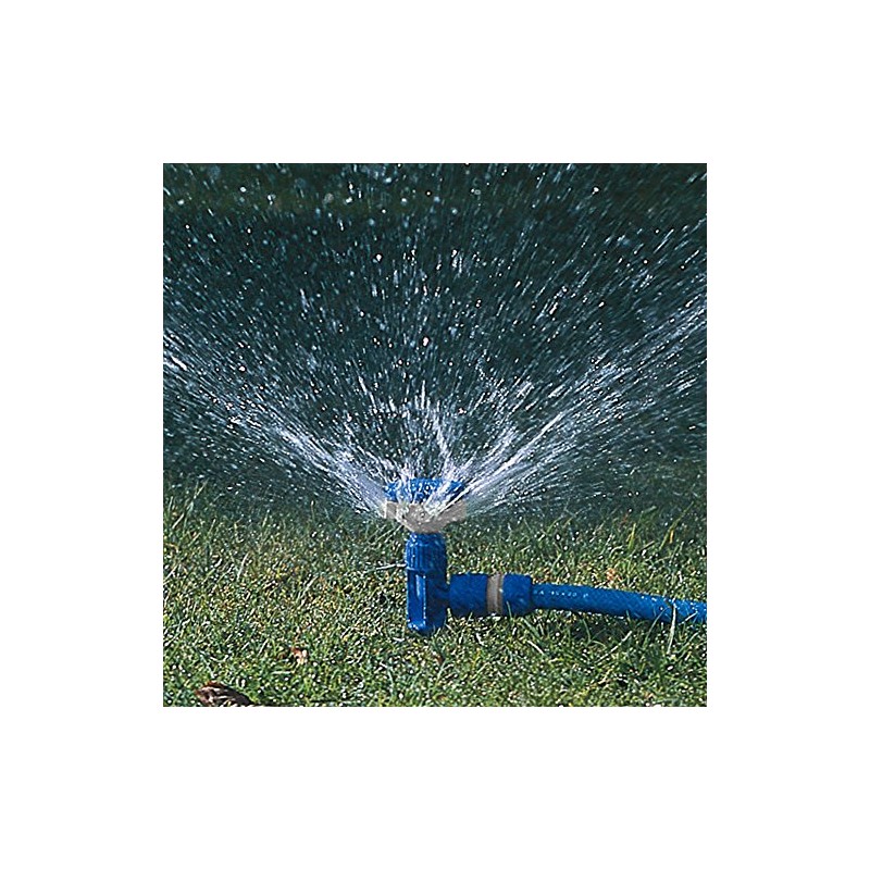 Tatay 0020501 Rotating Head Sprinkler On Spike, Blue, 8x6.6x21.5 cm