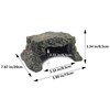 BNOSDM Reptile Hideout Rock,Tortoise Hide Cave,Resin Rock,Lizards Hideaway,Turtle Basking Platform,Reptiles