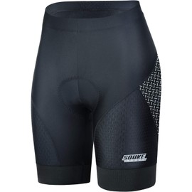 Souke Sports Women's Cycling Shorts 4D Gel Padded Breathable Bike Shorts Anti-Slip