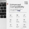 PORTENTUM USB to USB C Adapter - 480MB Speed -