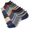 Mottee&Zconia No Show Socks for Men/Women Short Cotton Casual Anti-Skid