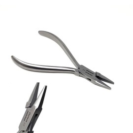 Ortho Plier Flat Nose Pliers Dental Instruments Stainless Steel Orthodontic Tool Flat Tip Straight Smooth Finish