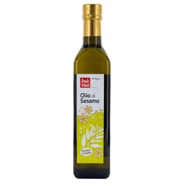 Baule Volante Olio di sesamo bio - Perfetto per Nuove Ricette - Olio Naturale di Sesamo Alimentare - 500 ml