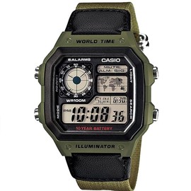 Casio AE-1200WHB-3B Quartz Men's Digital Wristwatch