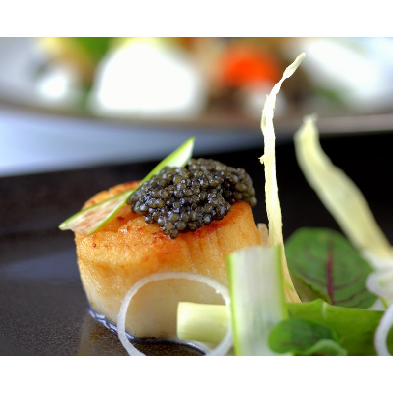 OVERNIGHT GUARANTEED! Fresh Farmed Siberian Sturgeon Osetra Caviar 2 oz