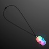FlashingBlinkyLights LED Soft Skeleton Skull Light Up Necklace