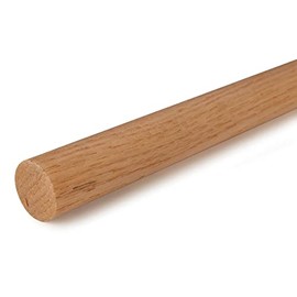 Cindoco Oak Dowel 1-1/8" Round, Single Piece