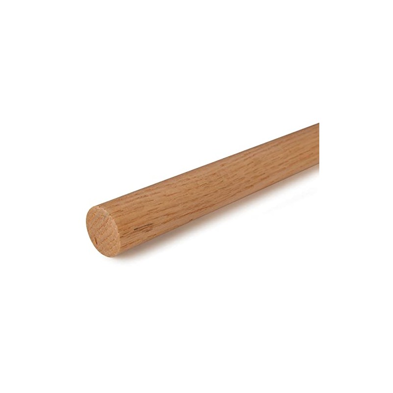 Cindoco Oak Dowel 1-1/8" Round, Single Piece