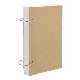 PATIKIL 6 x 8" Loose Leaf Sketch Book, 75 Sheets 150 Pages 160GSM Refillable Thickened Spiral Sketchbook for Drawing Painting Art Journal