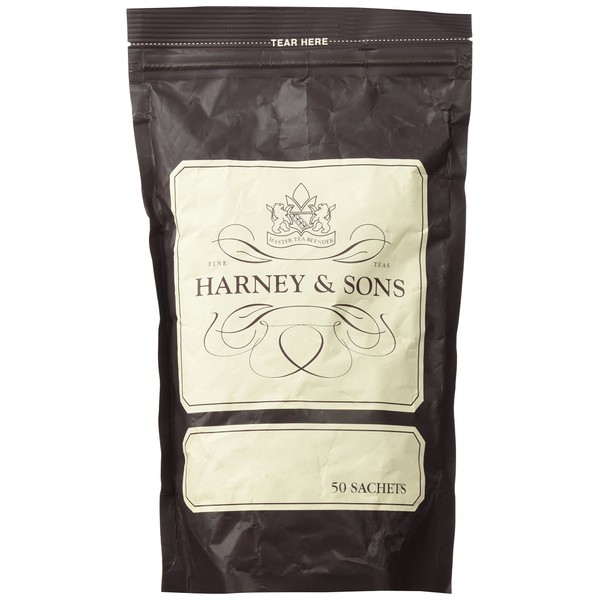 Harney & Sons Fine Teas Sweet and Fruity Apricot Tea Sachets 50 Count