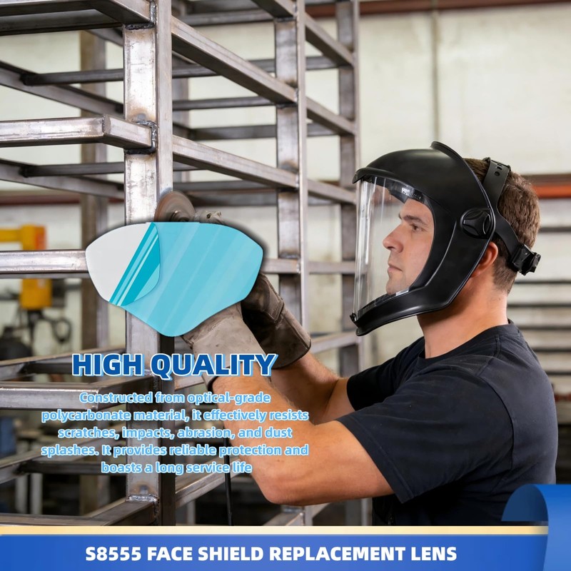 QKWL 5 Pack S8555 Anti-Fog Lens Compatible with Honeywell Uvex