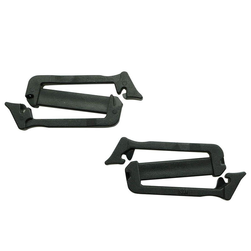 JCBIZ 8pcs Webbing Connecting Clip Black 25mm/ 1 Inch Webbing