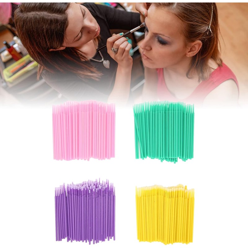 Micro Aplicador Desechable, 400 Brochas de Micro Aplicador Flexibles, Suministros