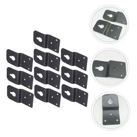 DOITOOL 10pieces Hanger Plate for Surround Sound Speakers Lightweight Wall Mount Hook for Versatile Connector for Mounting Paintings Clocks More