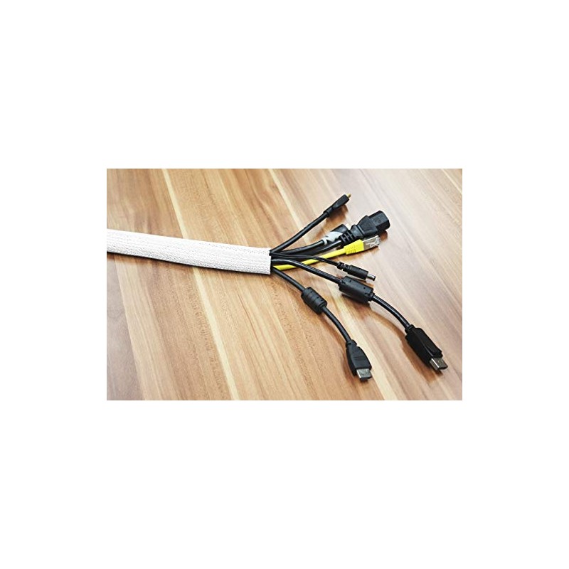 RICOO Z9085W-5 Cable Duct White 500 cm Long x 8.5