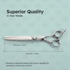 K9 Shears 7" Dog Grooming Thinning Scissors – Handcrafted, Ergonomic,