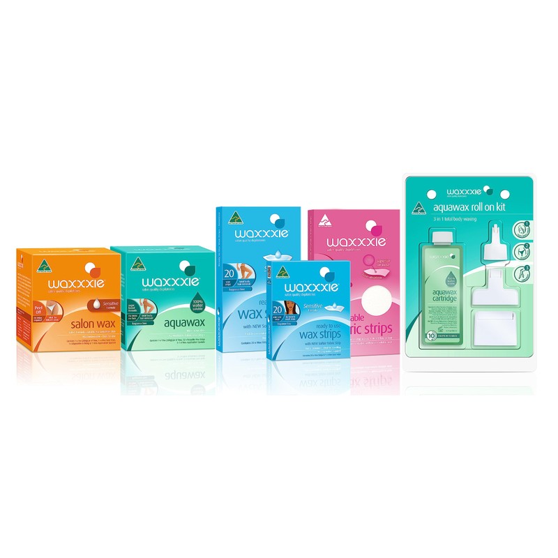 Waxxxie Aqua Wax 350ml Water-Soluble Strip Wax for Effortless Hair