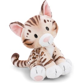 NICI Kuscheltier Katze Bengal 20cm - braun - Weiches Plüschtier – niedliches Stofftier zum Kuscheln & Spielen – tolle Geschenkidee für Kinder & Erwachsene - 62190