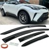 Side Window Visors Deflectors Rain Guard Replacement for C-HR CHR