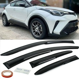 Side Window Visors Deflectors Rain Guard Replacement for C-HR CHR 2017 2018 2019 2020