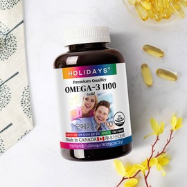 Holidays Omega 3 1100 180 capsules 1 bottle (6 months supply) / 홀리데이즈 오메가3 1100 180캡슐 1병 (6개월분)