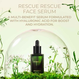 FEMMUE(family computer) FEMMUE Rescue Rescue Hydrating Face Serum (1 oz) | Moisturizing Serum with Hyaluronic Acid | Soothing, Deeply Hydrate Skin | Korean Skin Care