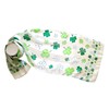 Shamrock St Patricks Day Scarf Shamrock print scarf (White)