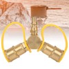 FECAMOS LPG Gas Line Splitter Adapter with 3 Spouts Propane