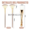 3pz Brochas Faciales Silicona Para Mascarillas Y Limpiadores