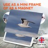 Classic Rectangle Magnet with Stand - Lesser Black Backed Gull