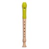 Mollenhauer 17211 Fipple Soprano Recorder, Lere, Apple Green, German Dopl.