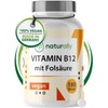 Natural Vitamin B12 Tablets with Folic Acid - 180 Tablets