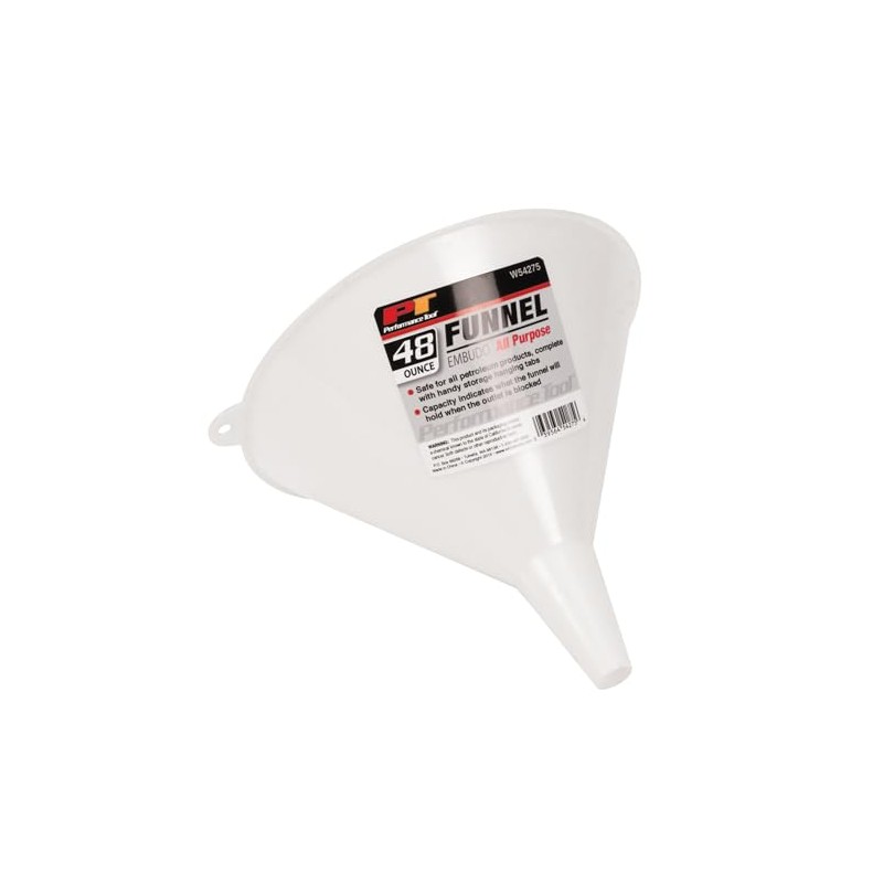 Performance Tool W54275 Plastic Funnel, 48 oz