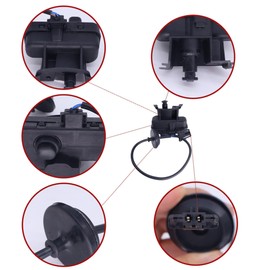 HISports Fuel Flap Release Actuator Motor Compatible with Scirocco 5N0810773F, Car Fuel Flap Door Release Lock