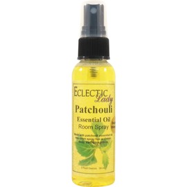 Patchouli Room Spray (Double Strength), 2 Ounces, No Artificial Colors, Parabens, or Preservatives - Fragrant Aromatic Room Mist For Home, Room, Office, Made With Essential Oils