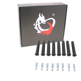 AIP Electronics Dragon FIRE Performance 180 Degree Spark Plug End Boot Terminal Kit Compatible with 7-8.5mm Plug Wires OEM Fit PWJ297